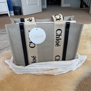 Chloe Medium Logo Tote - brand new with tag